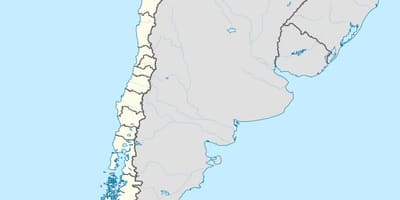 Karte antofagasta, Čīle