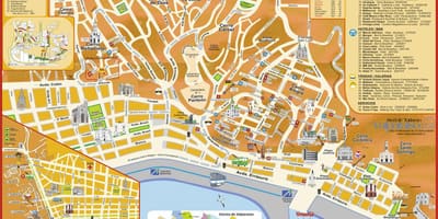 Tūrisma karte valparaiso, Čīle